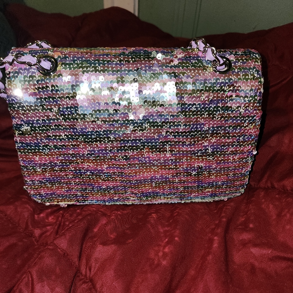 Silver Sequence Purse $300 - image 4